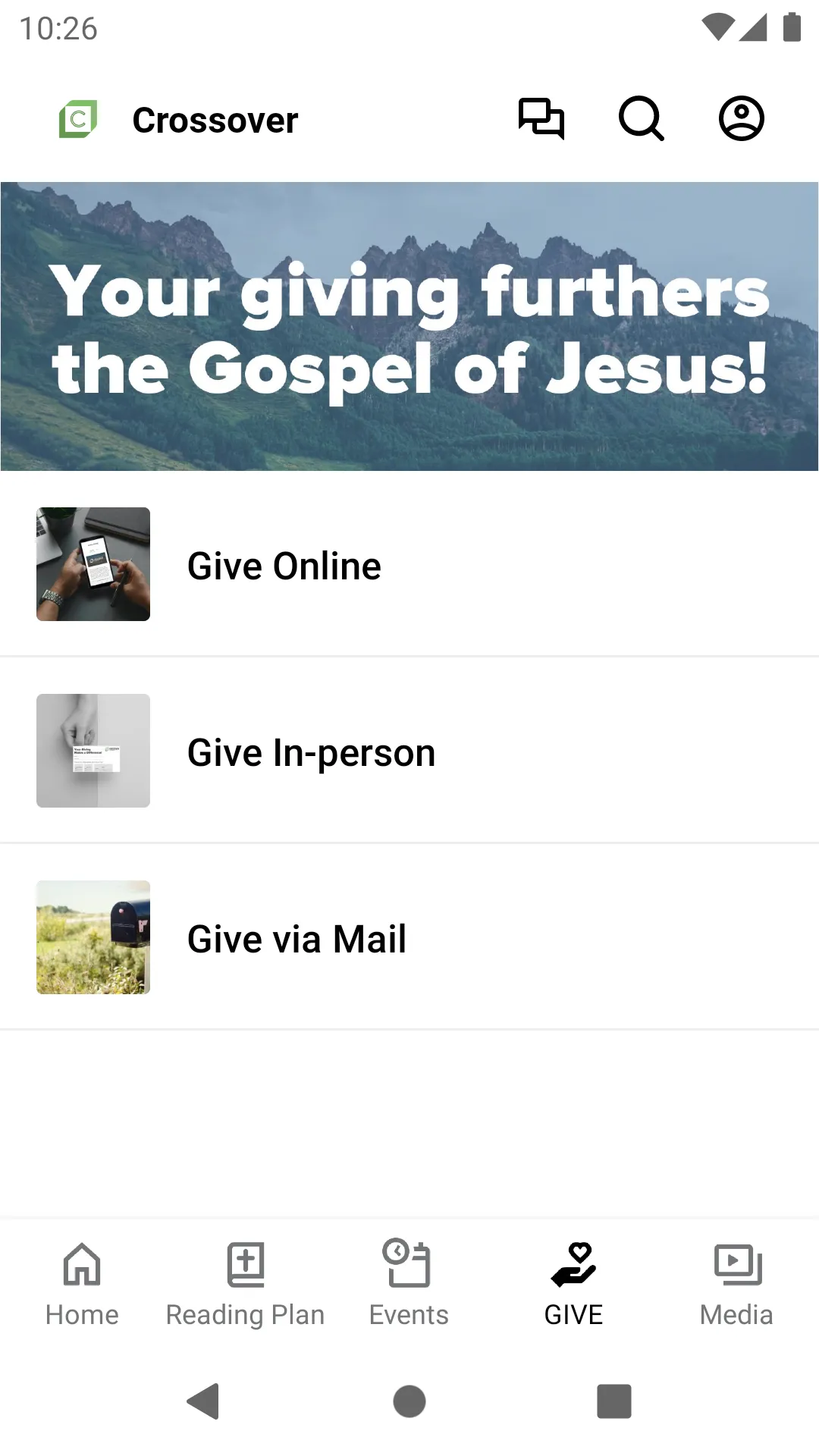 Crossover Church Spokane | Indus Appstore | Screenshot