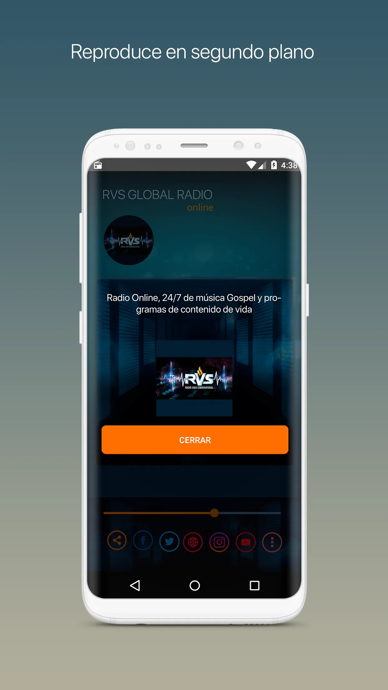 RVS GLOBAL RADIO | Indus Appstore | Screenshot