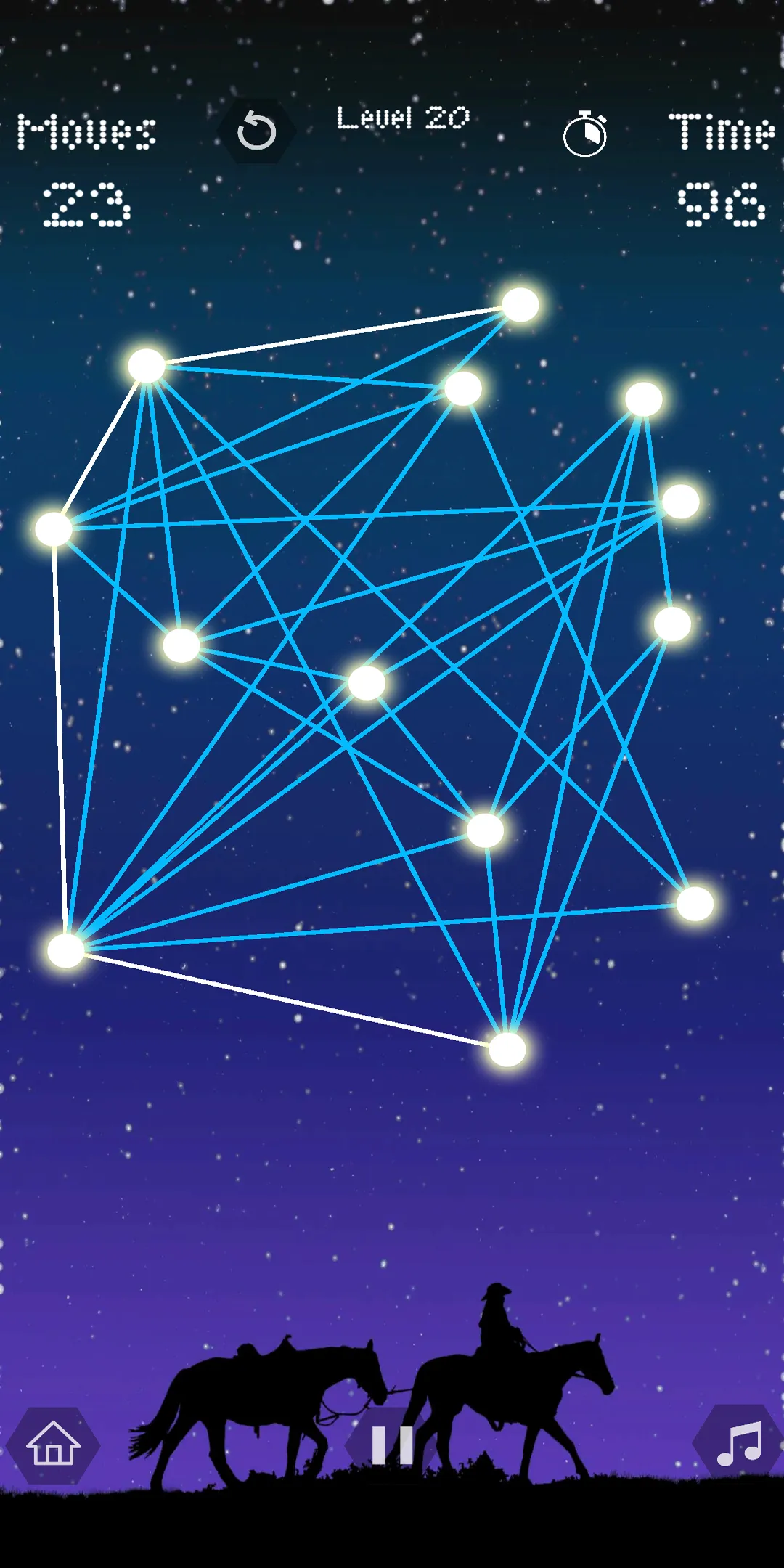 Stars Untangler | Indus Appstore | Screenshot