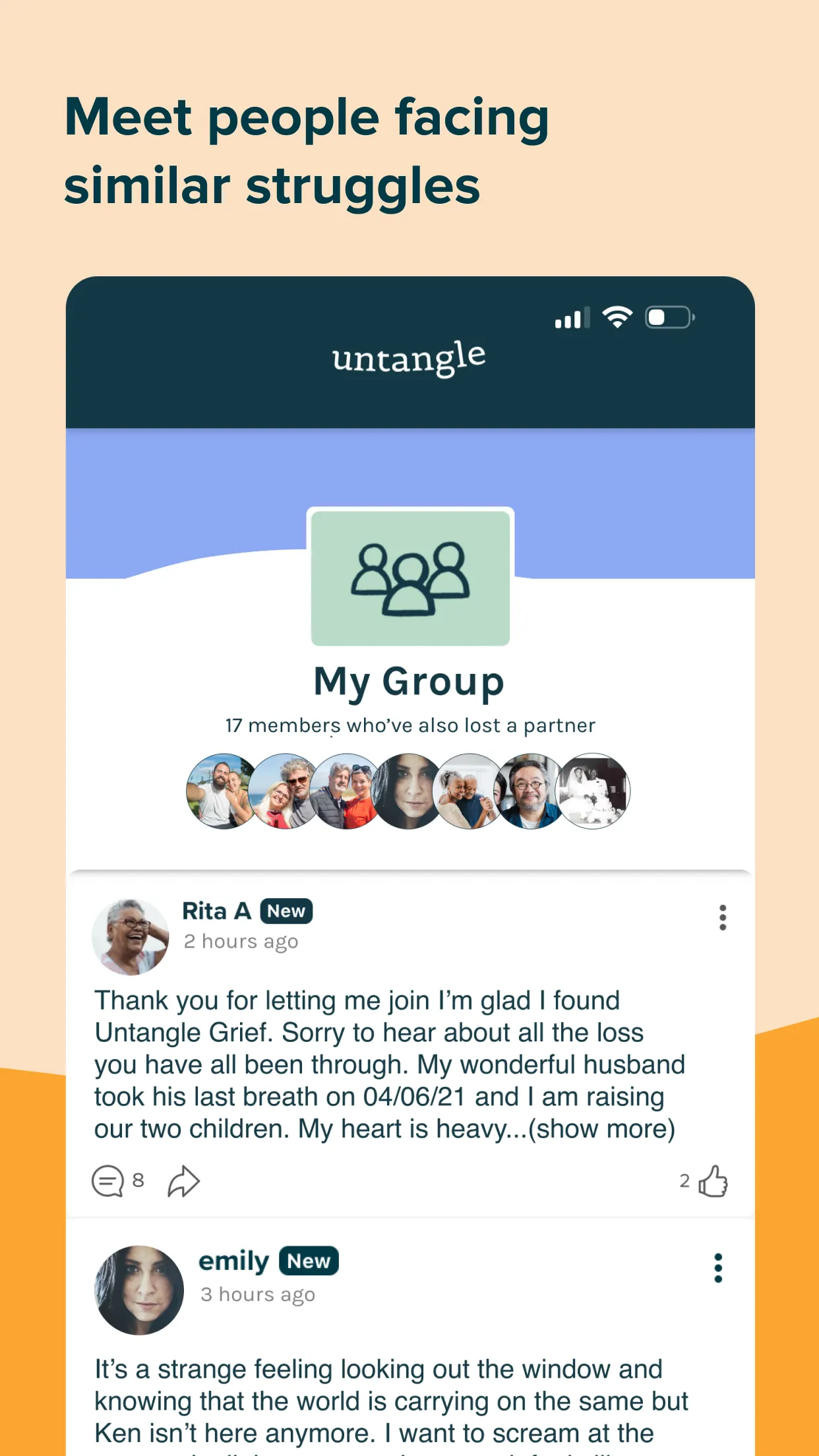 Untangle: Grief Support | Indus Appstore | Screenshot