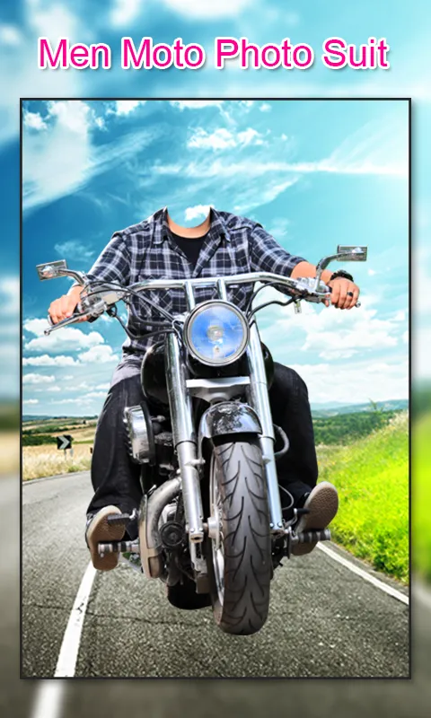 Men Moto Photo Suit | Indus Appstore | Screenshot