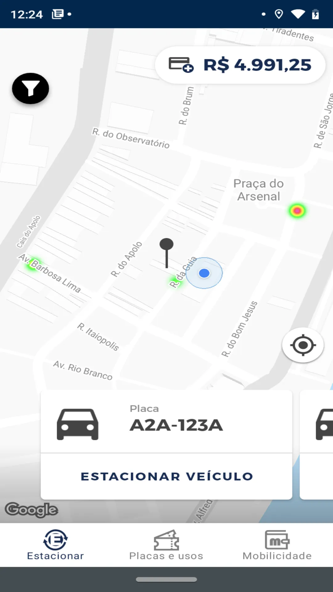Zona Azul Santos | Indus Appstore | Screenshot