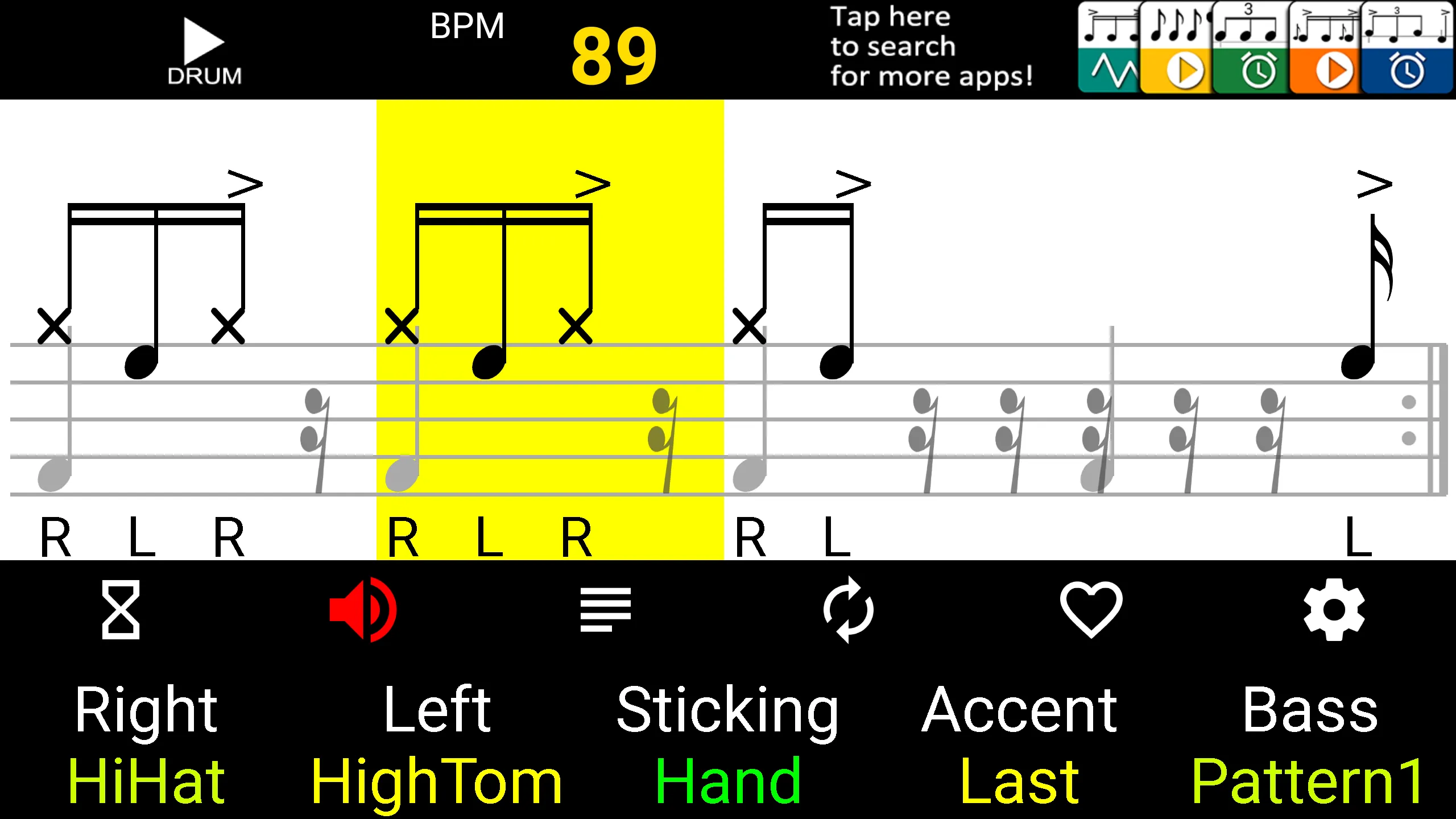 Drum Pattern Player | Indus Appstore | Screenshot