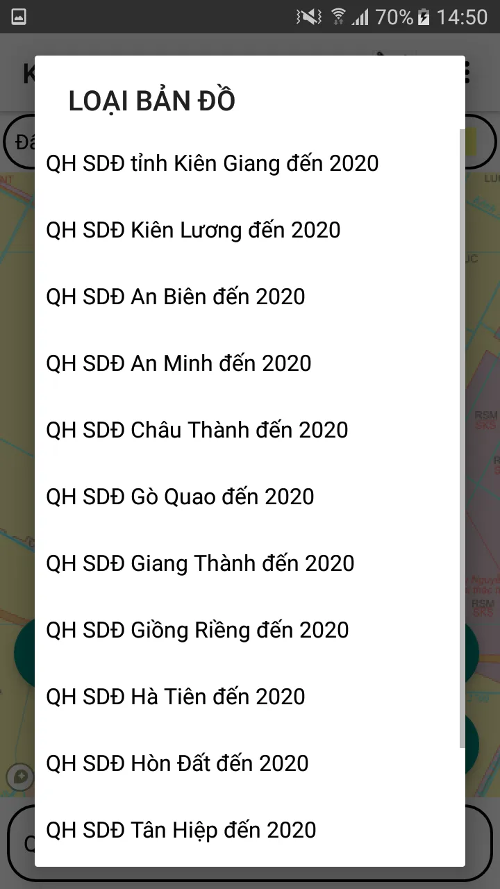 QH sử dụng đất Kiên Giang | Indus Appstore | Screenshot