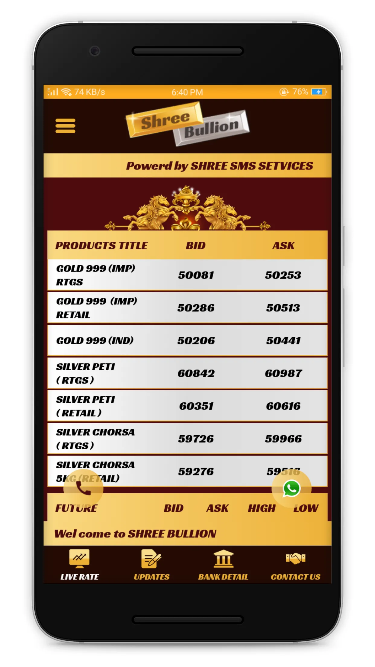 Shree Bullion | Indus Appstore | Screenshot