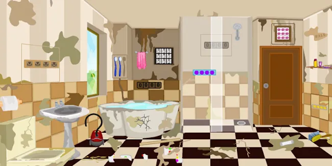 3D Escape Messy Bathroom | Indus Appstore | Screenshot