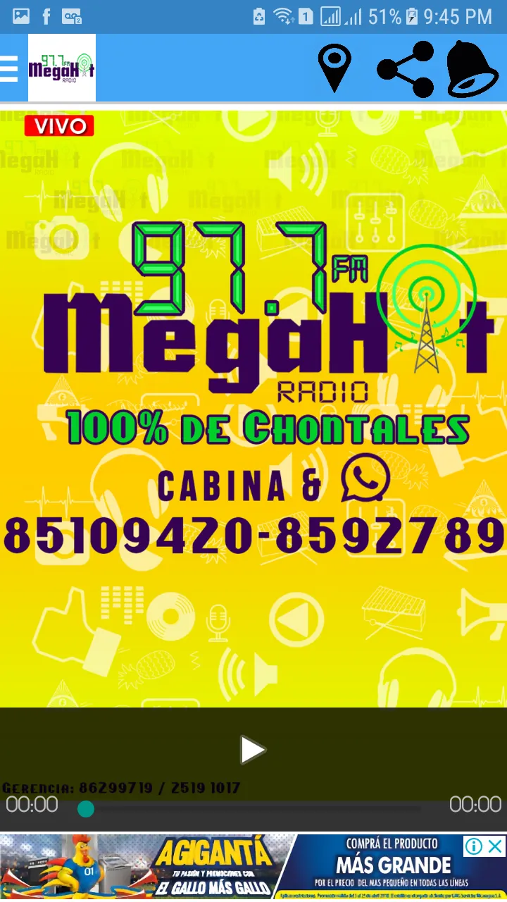 MegaHit Radio 97.7 FM | Indus Appstore | Screenshot