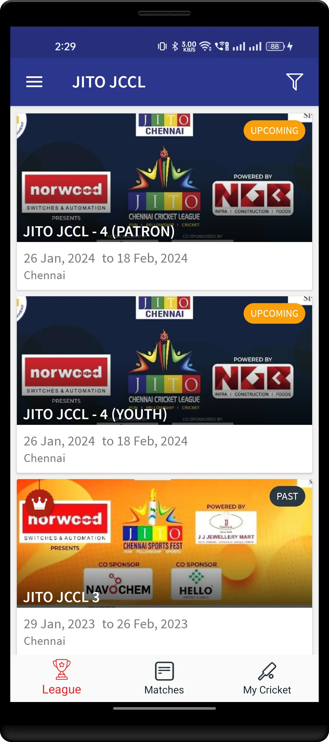 JITO JCCL | Indus Appstore | Screenshot