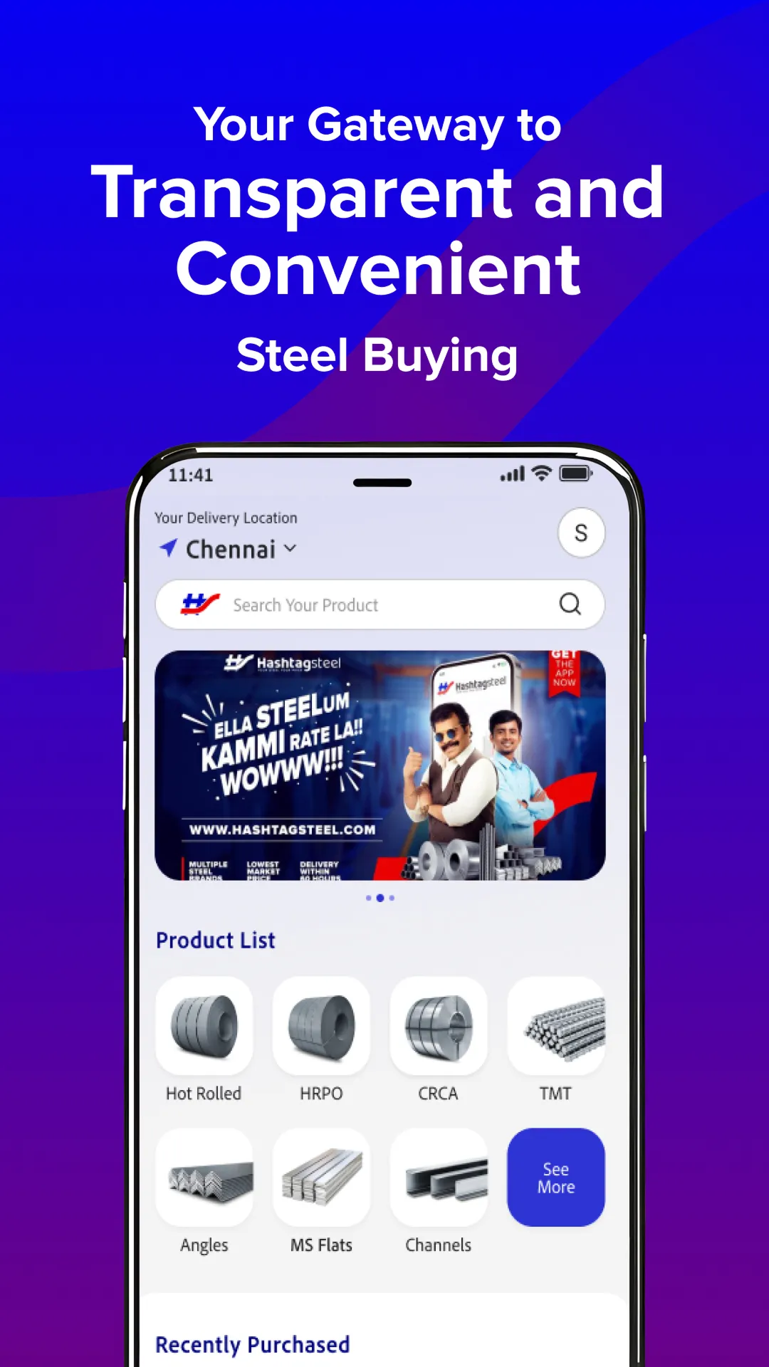 Hashtagsteel | Indus Appstore | Screenshot