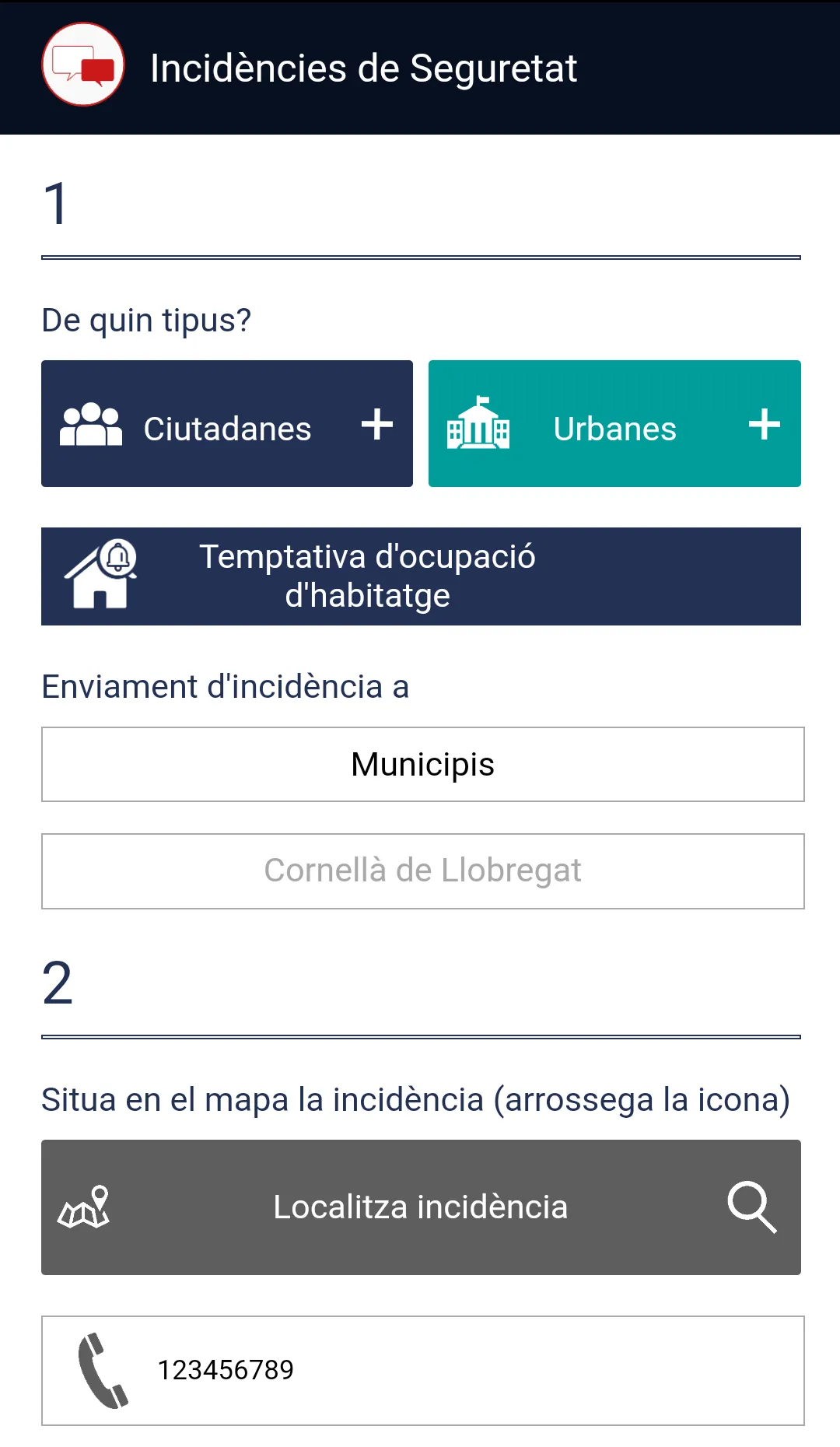 Seguretat Ciutadana Sta Coloma | Indus Appstore | Screenshot