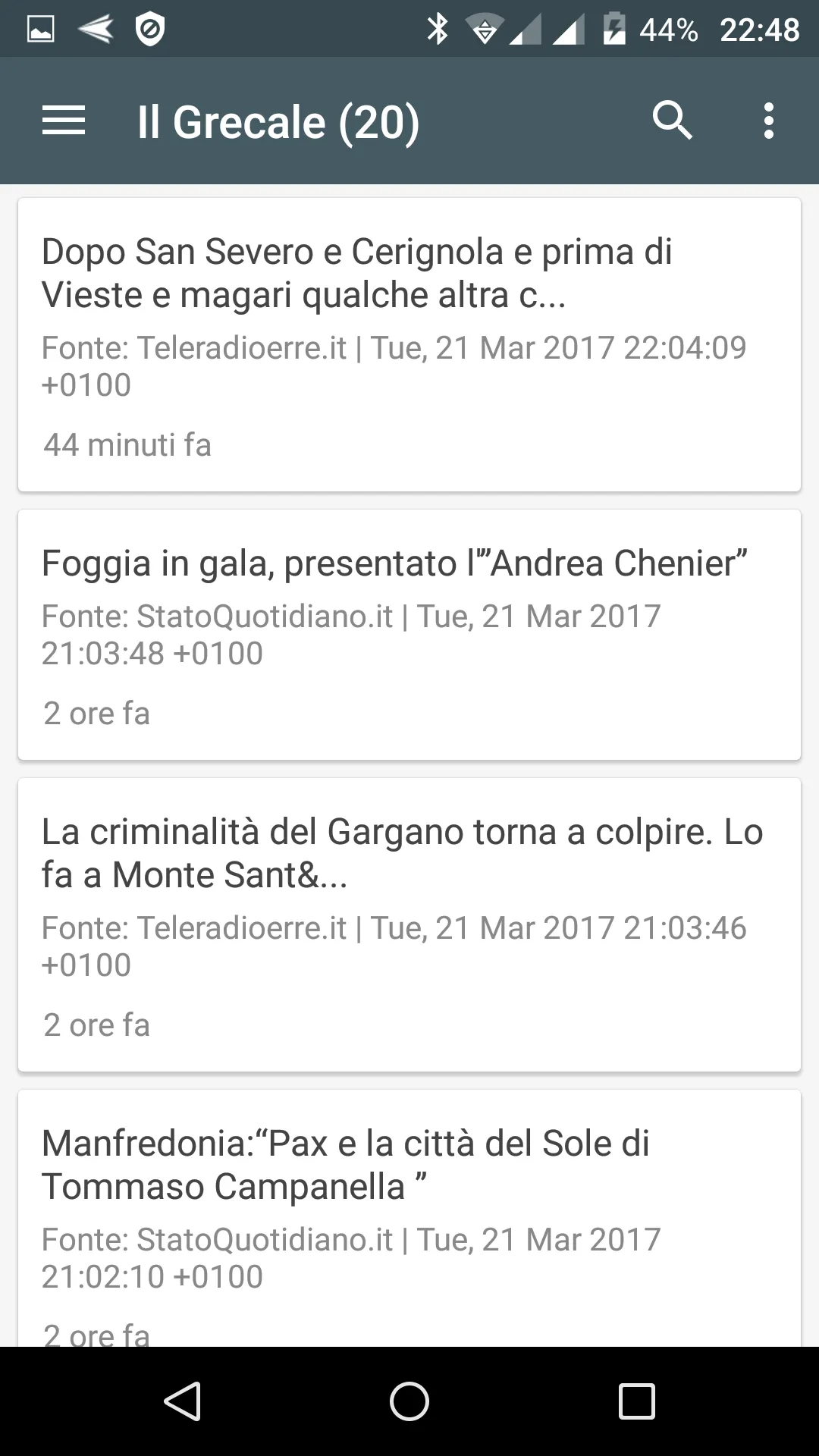 Cerignola notizie locali | Indus Appstore | Screenshot