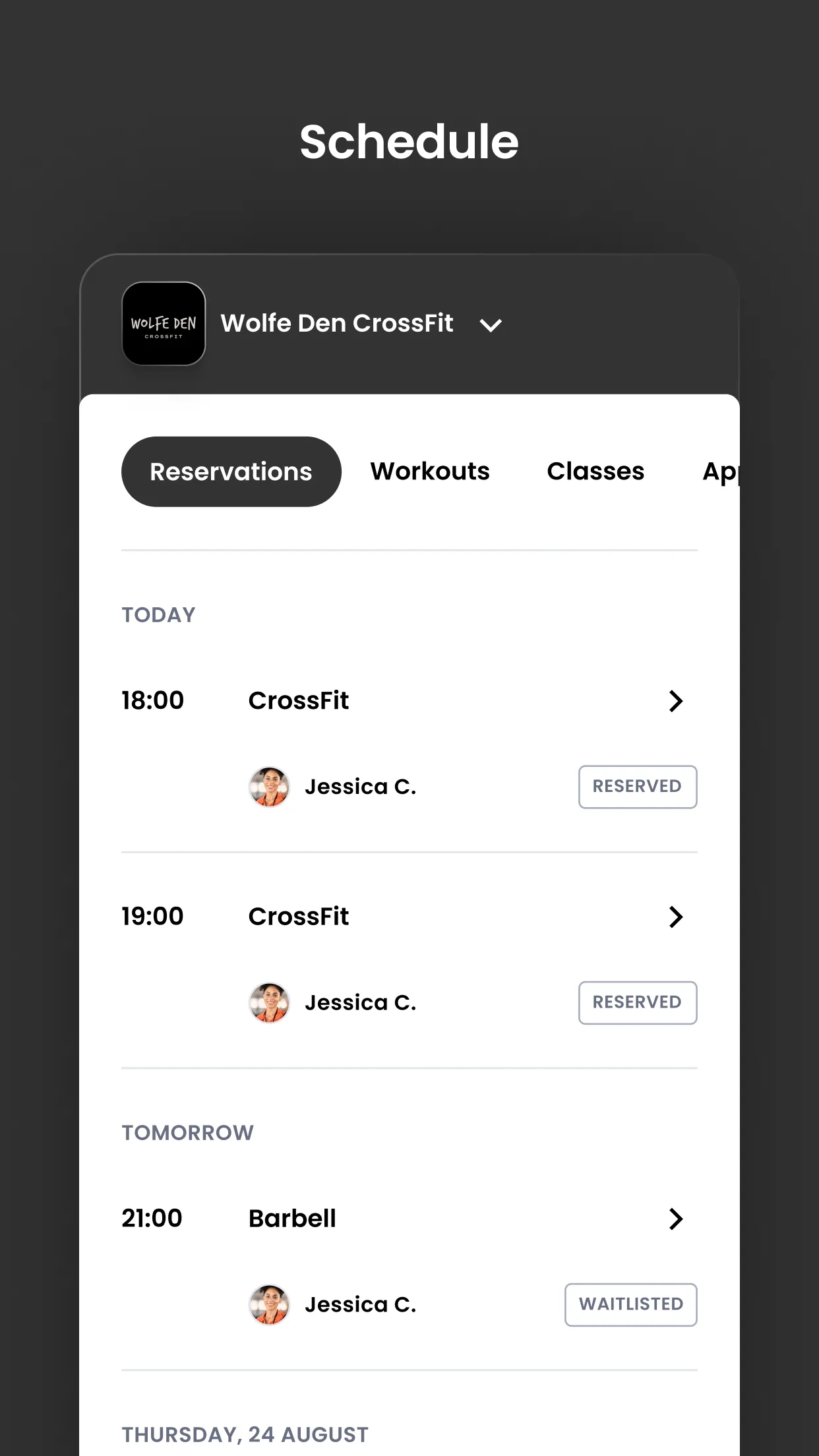 Wolfe Den CrossFit | Indus Appstore | Screenshot