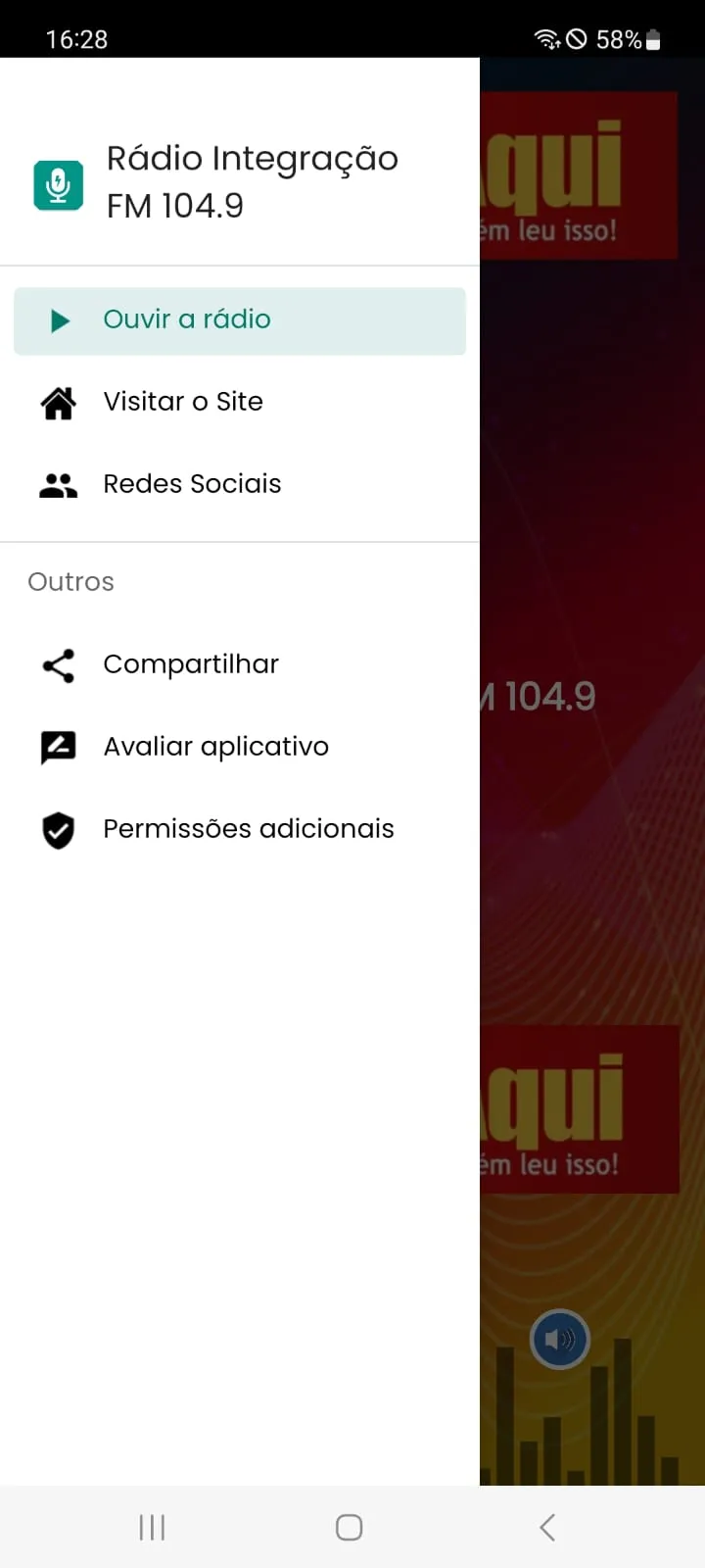 Rádio Integração FM 104.9 | Indus Appstore | Screenshot