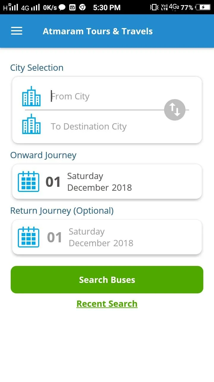 Atmaram Travels | Indus Appstore | Screenshot