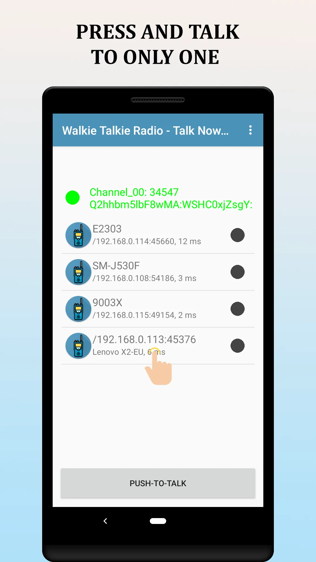 Walkie Talkie Radio | Indus Appstore | Screenshot