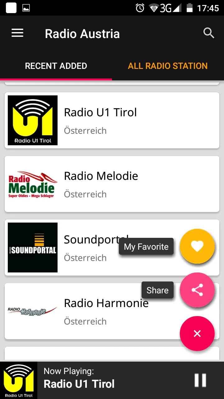 Austrian Radio Stations | Indus Appstore | Screenshot