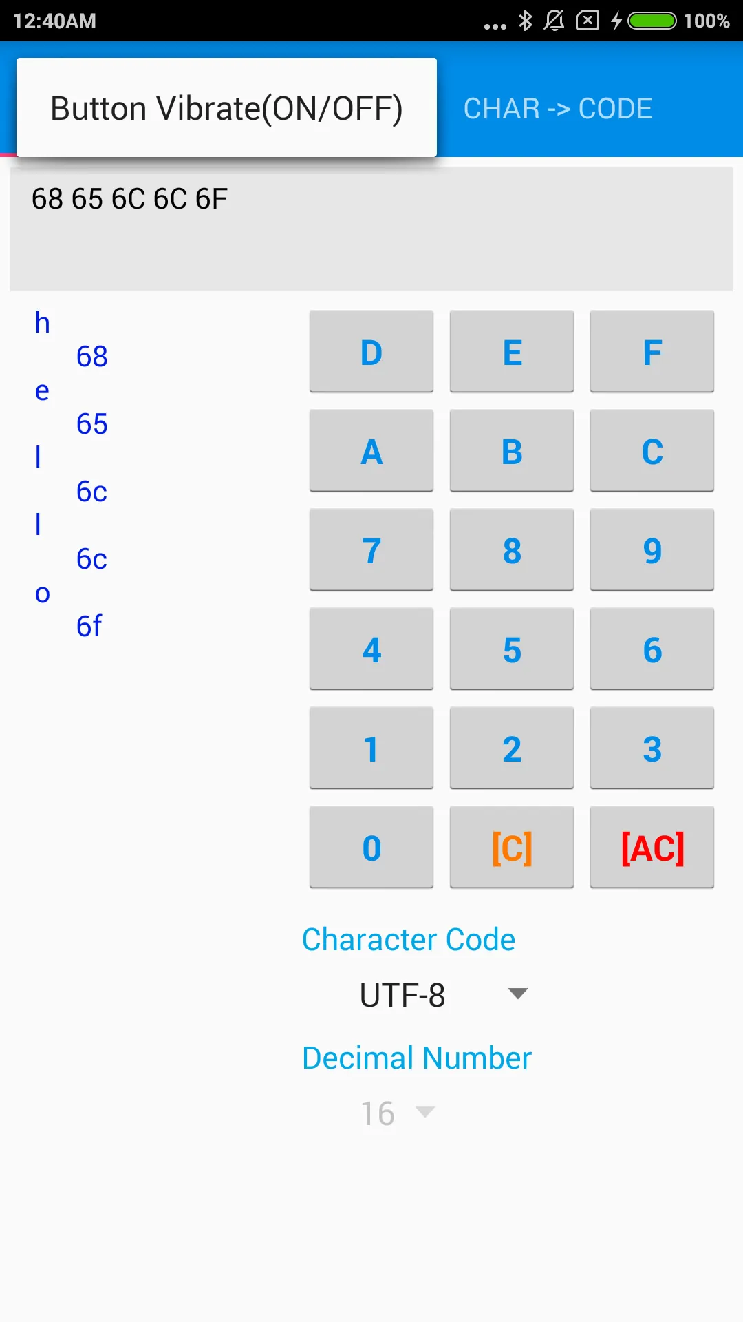 Character Code Conversion | Indus Appstore | Screenshot