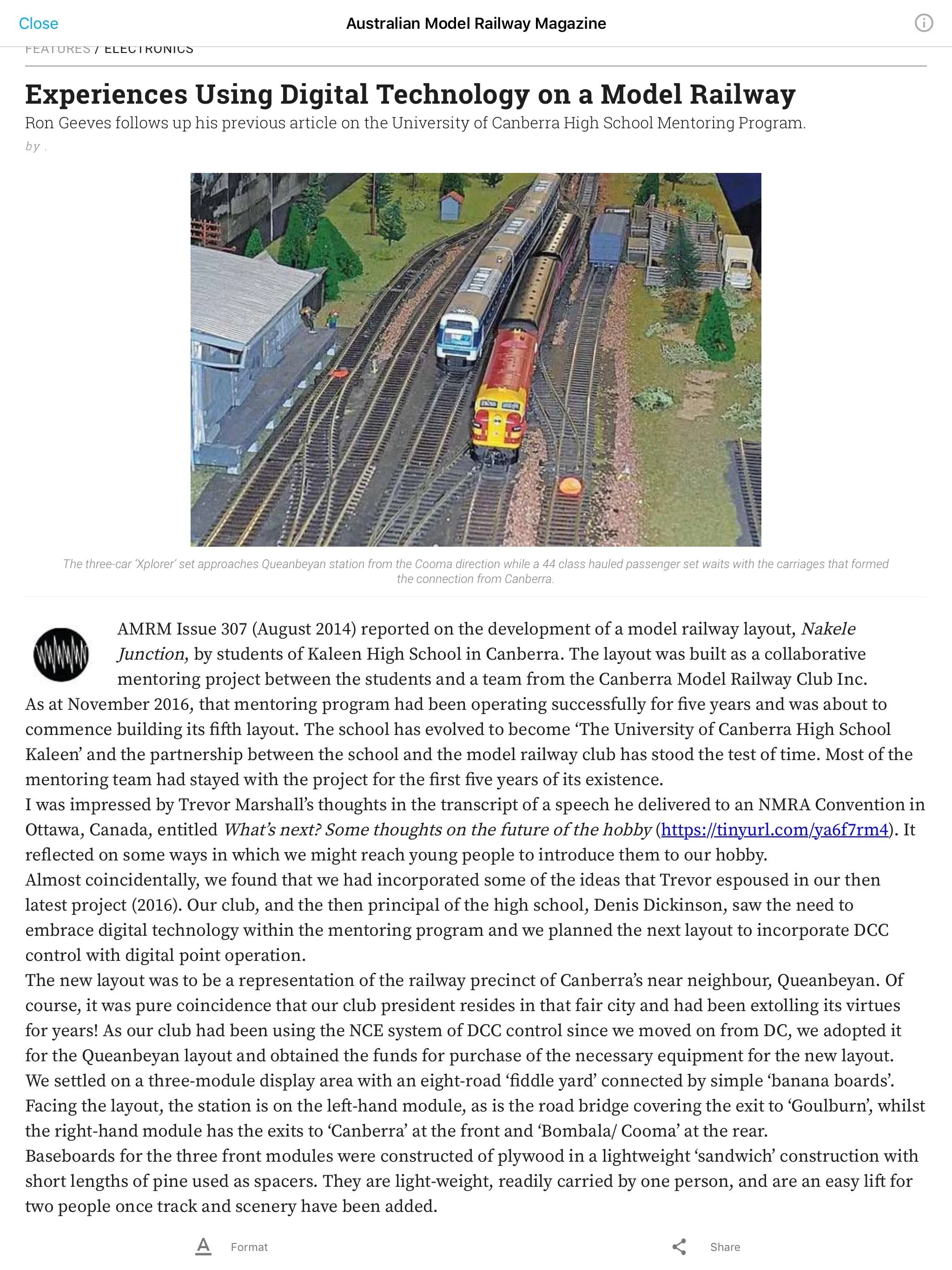 Australian Model Railway Mag | Indus Appstore | Screenshot