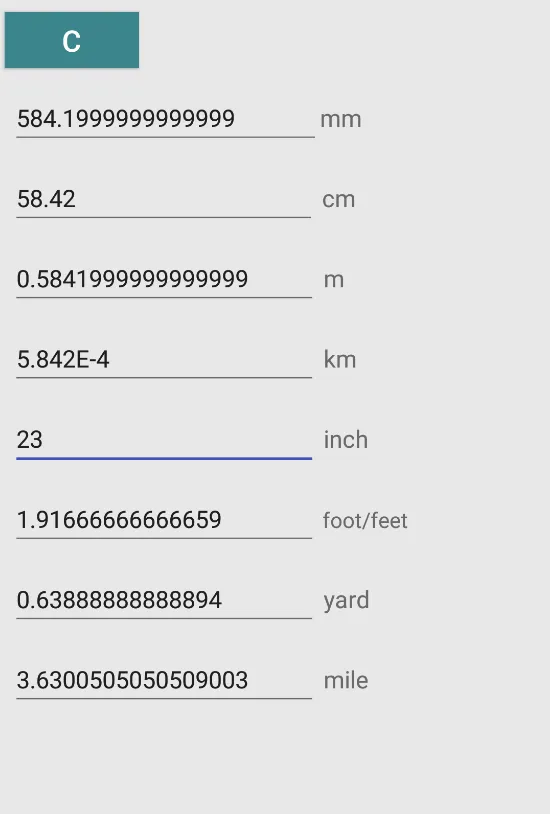 Length Unit Converter | Indus Appstore | Screenshot