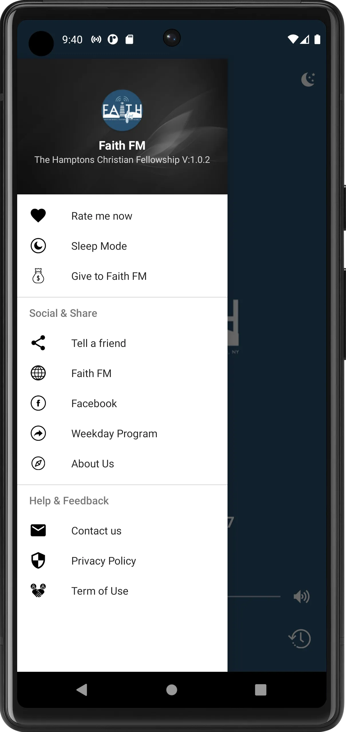 Faith FM | Indus Appstore | Screenshot