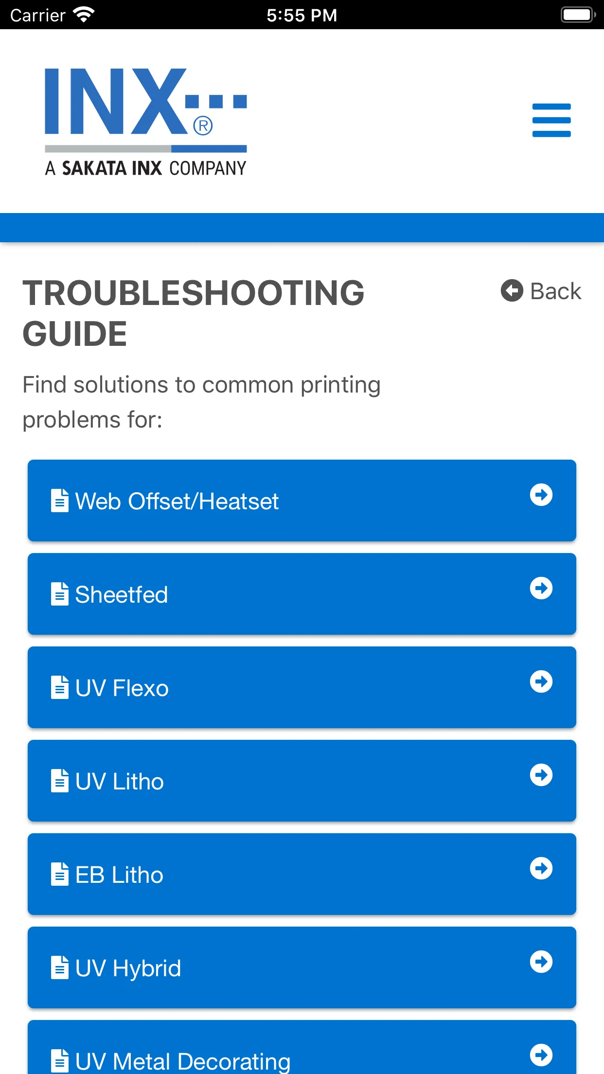 INX Troubleshooting Guide | Indus Appstore | Screenshot