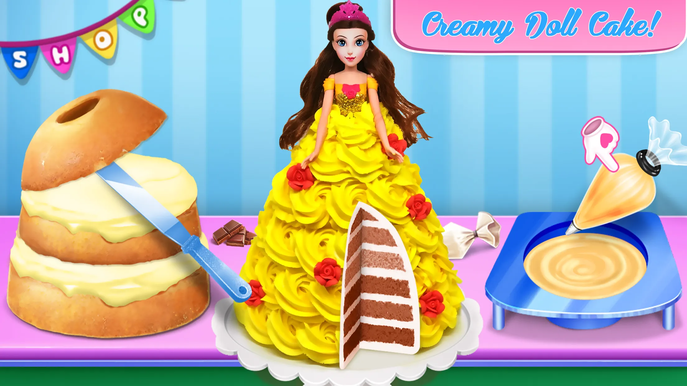 Doll cake decorating Cake Game | Indus Appstore | Screenshot