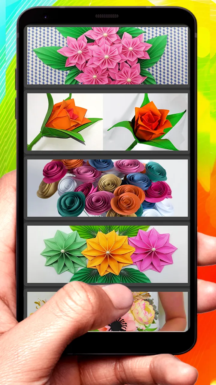 DIY Paper Flowers Idea | Indus Appstore | Screenshot