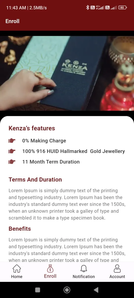 Kenza Gold | Indus Appstore | Screenshot