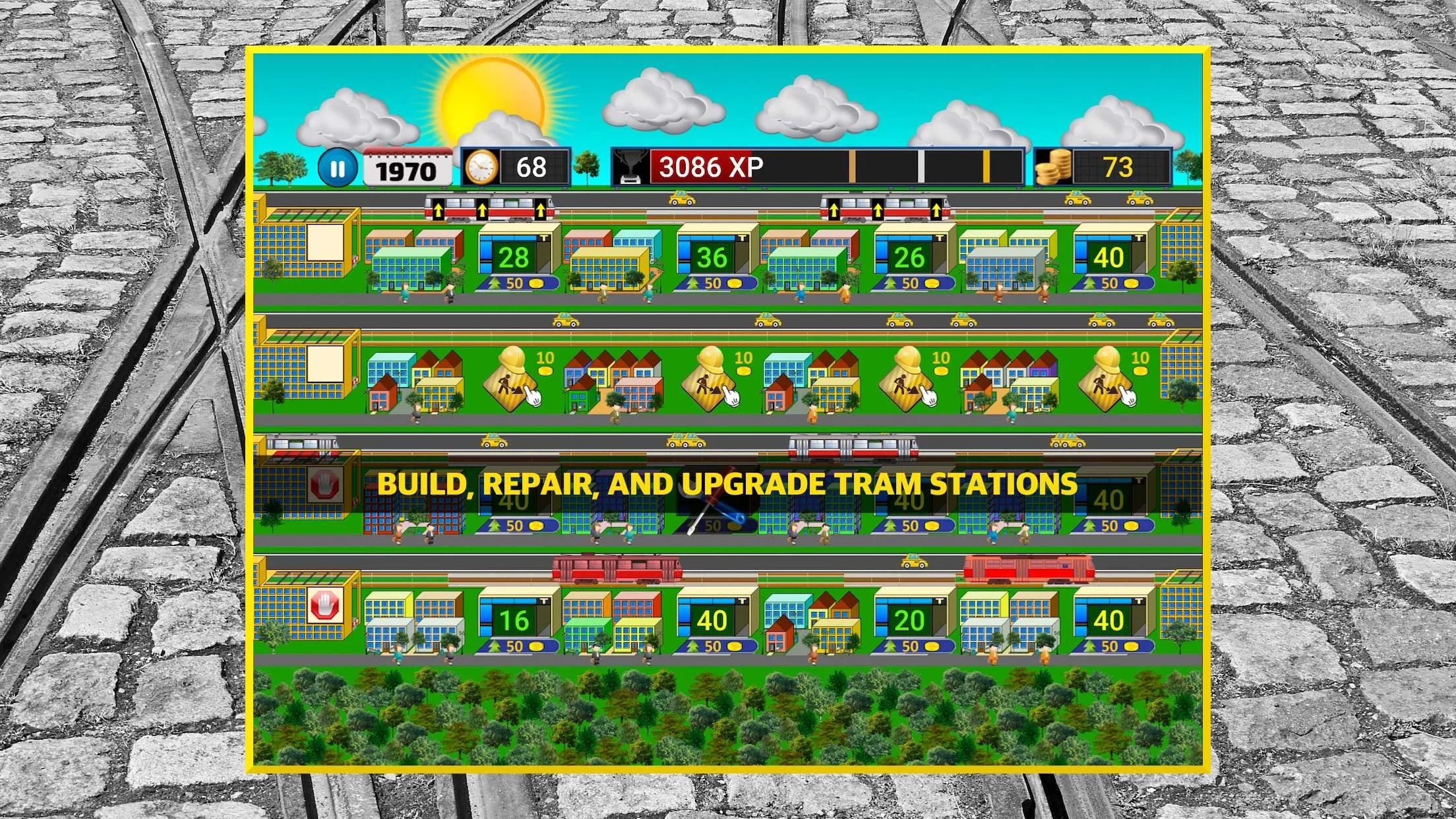 Tram Tycoon - railroad transpo | Indus Appstore | Screenshot