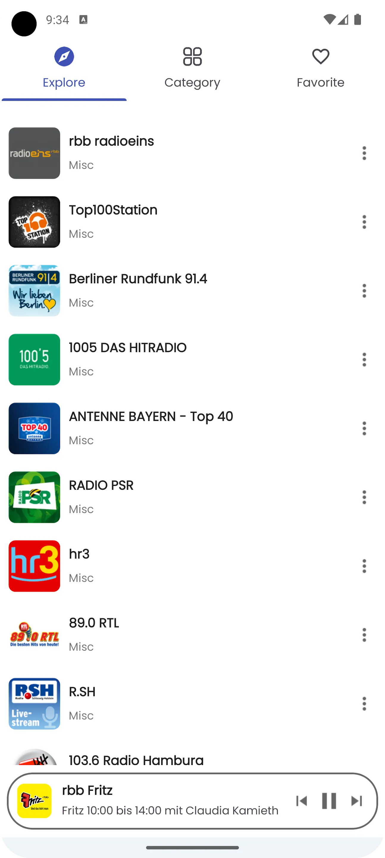 Germany Radio Stations | Indus Appstore | Screenshot