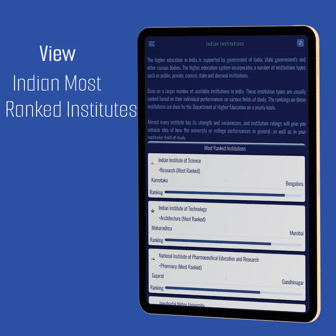 Indian Institutions | Indus Appstore | Screenshot