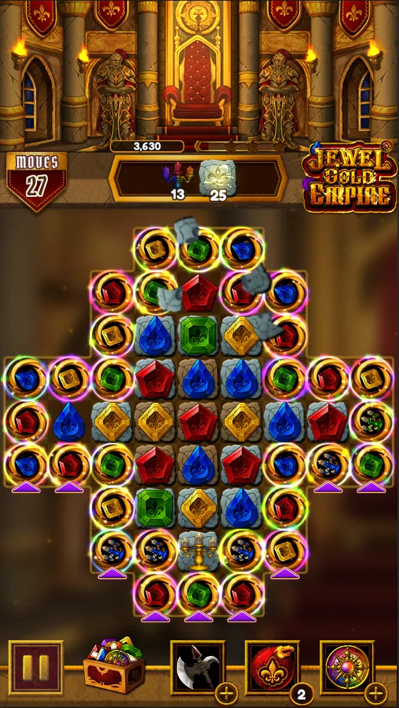 Jewel Gold Empire : Match 3 | Indus Appstore | Screenshot