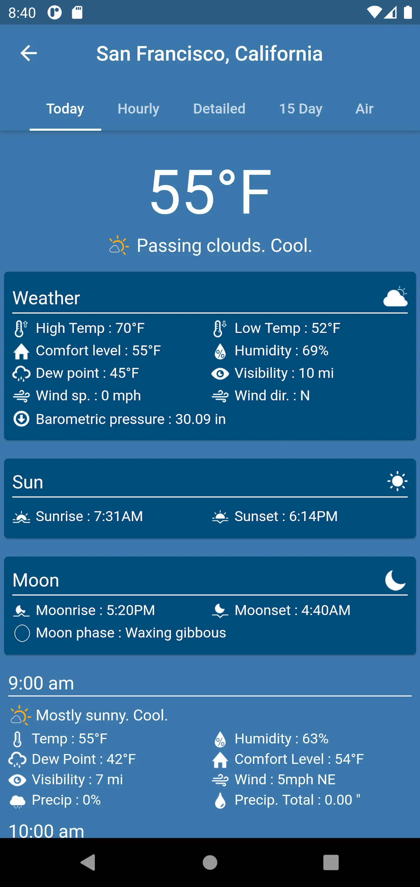 MyForecast by CustomWeather | Indus Appstore | Screenshot