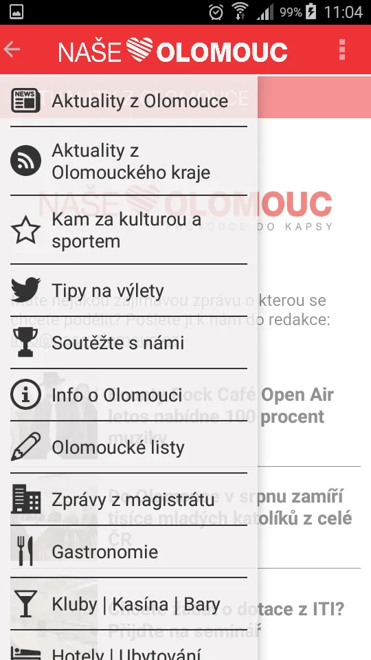 Naše Olomouc | Indus Appstore | Screenshot