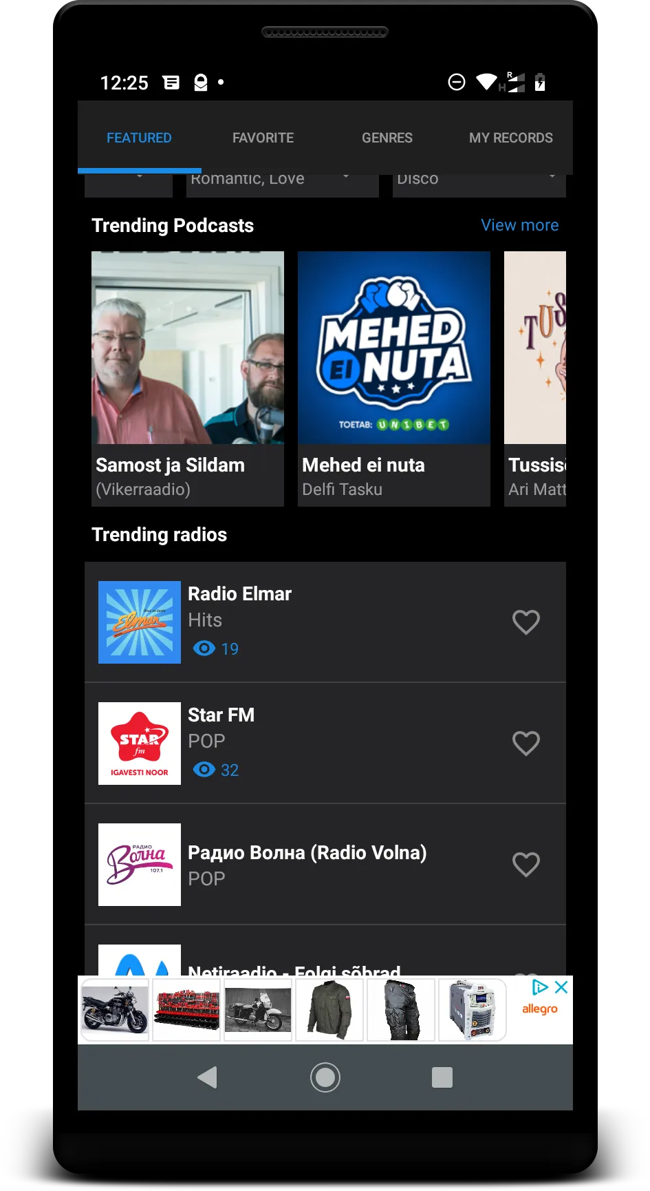 Estonia Radio | Indus Appstore | Screenshot