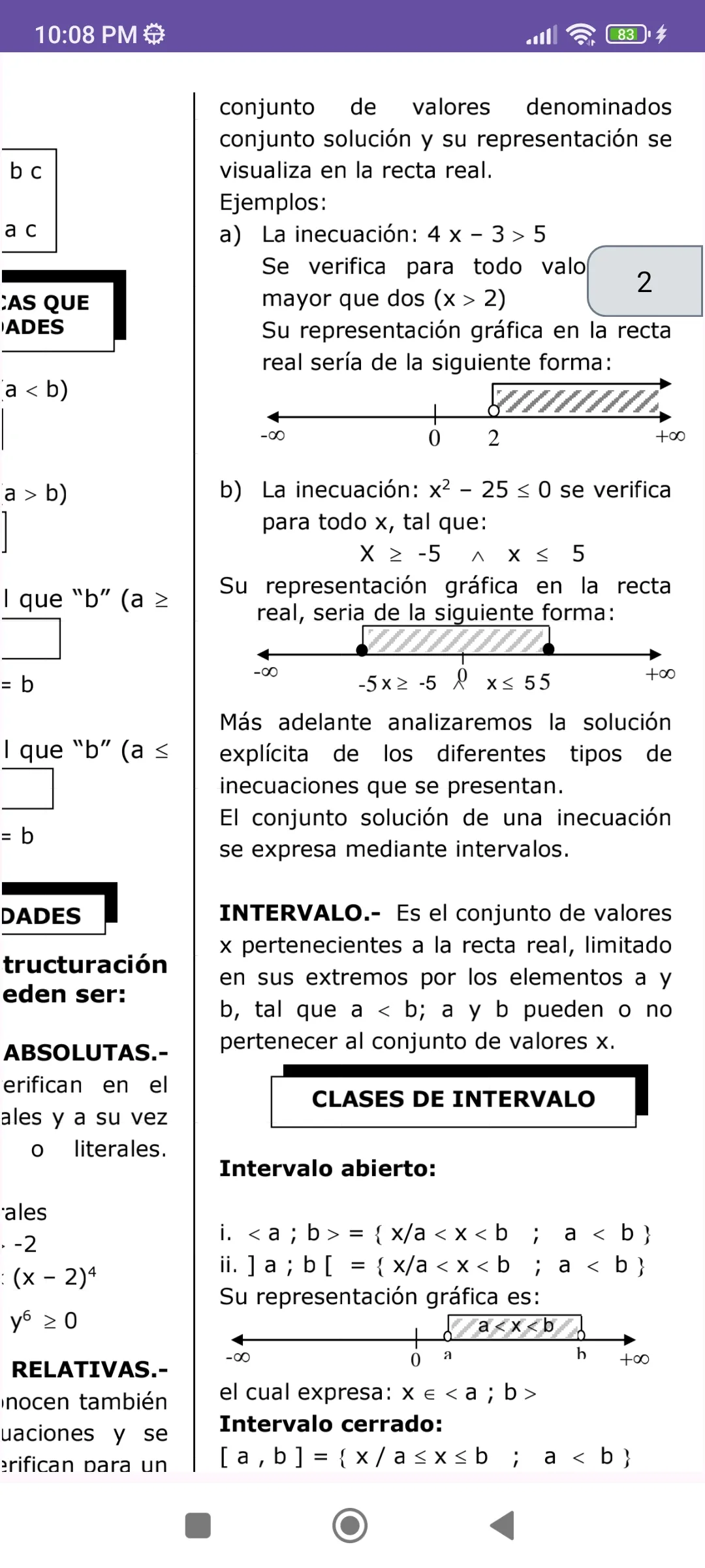 Álgebra Preuniversitario | Indus Appstore | Screenshot