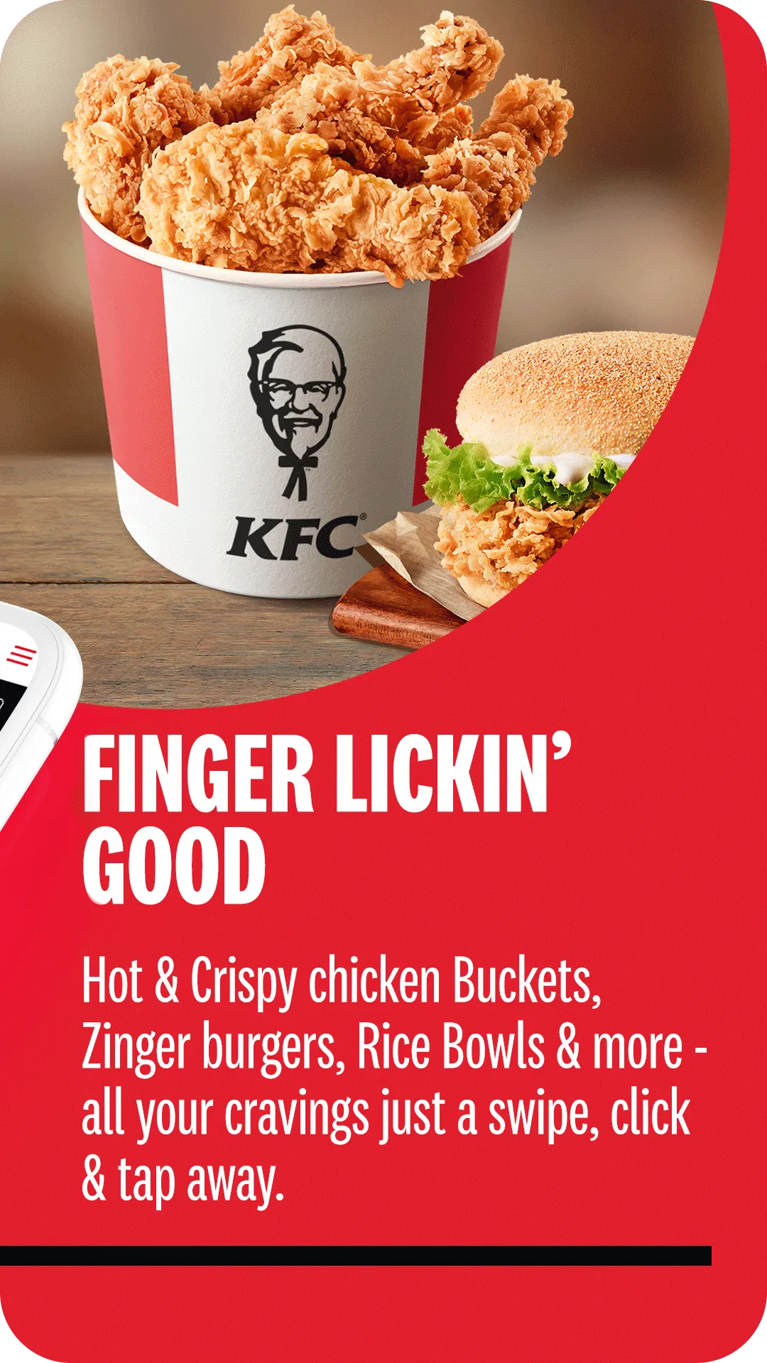 KFC India online ordering app | Indus Appstore | Screenshot