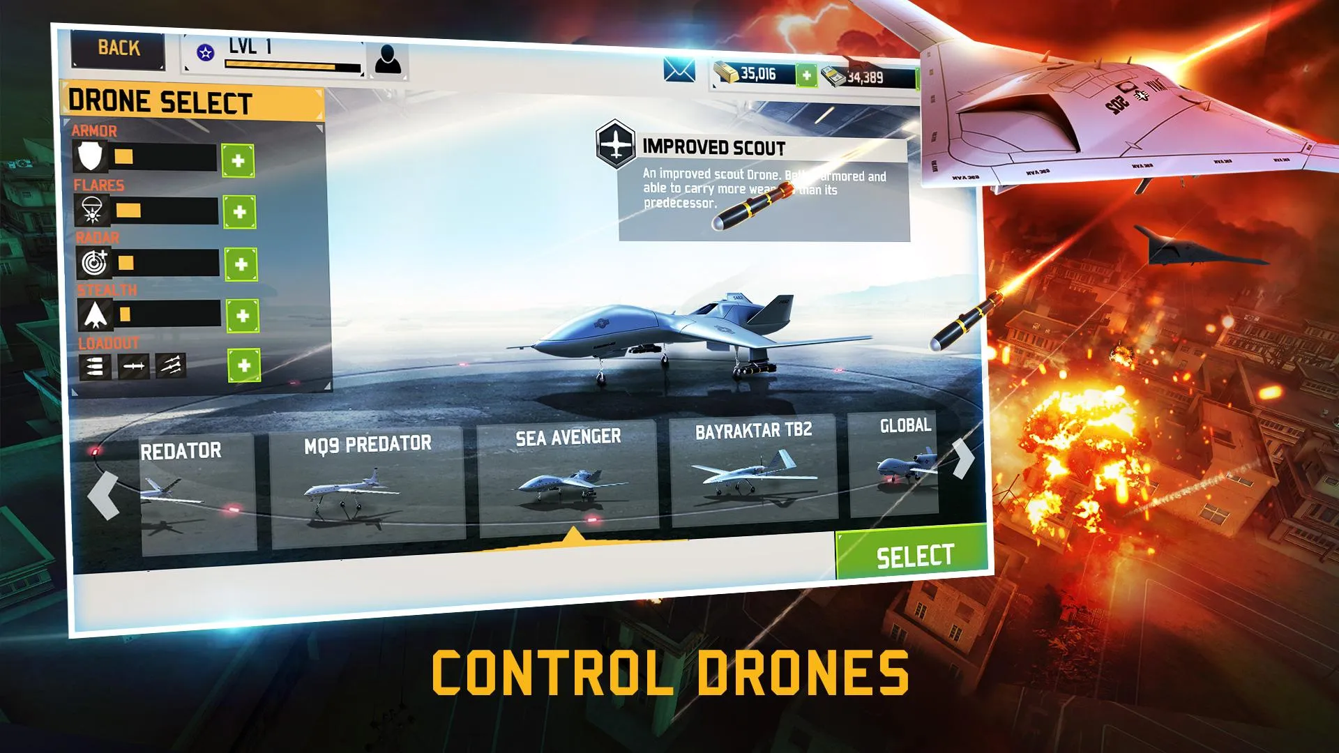 Drone : Shadow Strike 3 | Indus Appstore | Screenshot