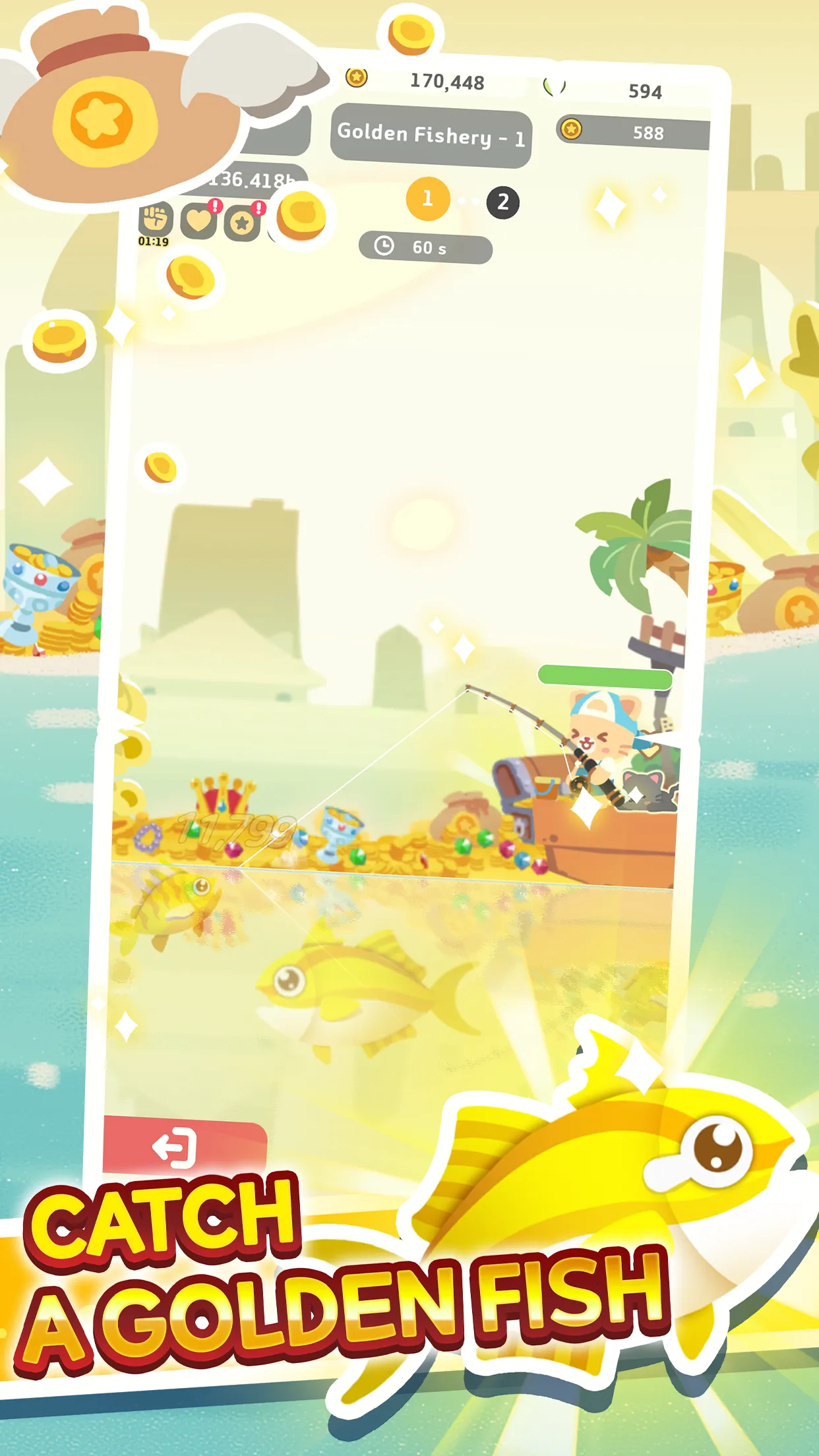 Idle Fishing: All Blue | Indus Appstore | Screenshot