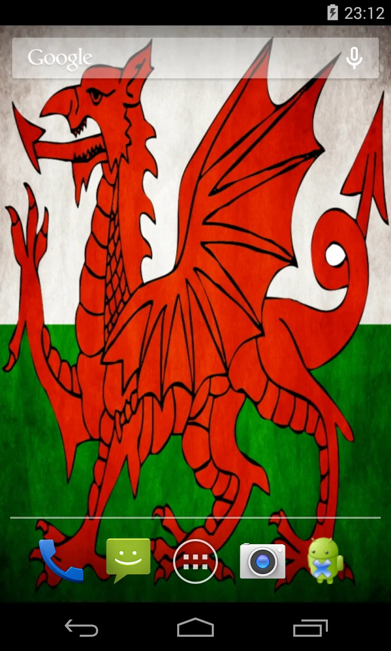 Flag of Wales Live Wallpaper | Indus Appstore | Screenshot