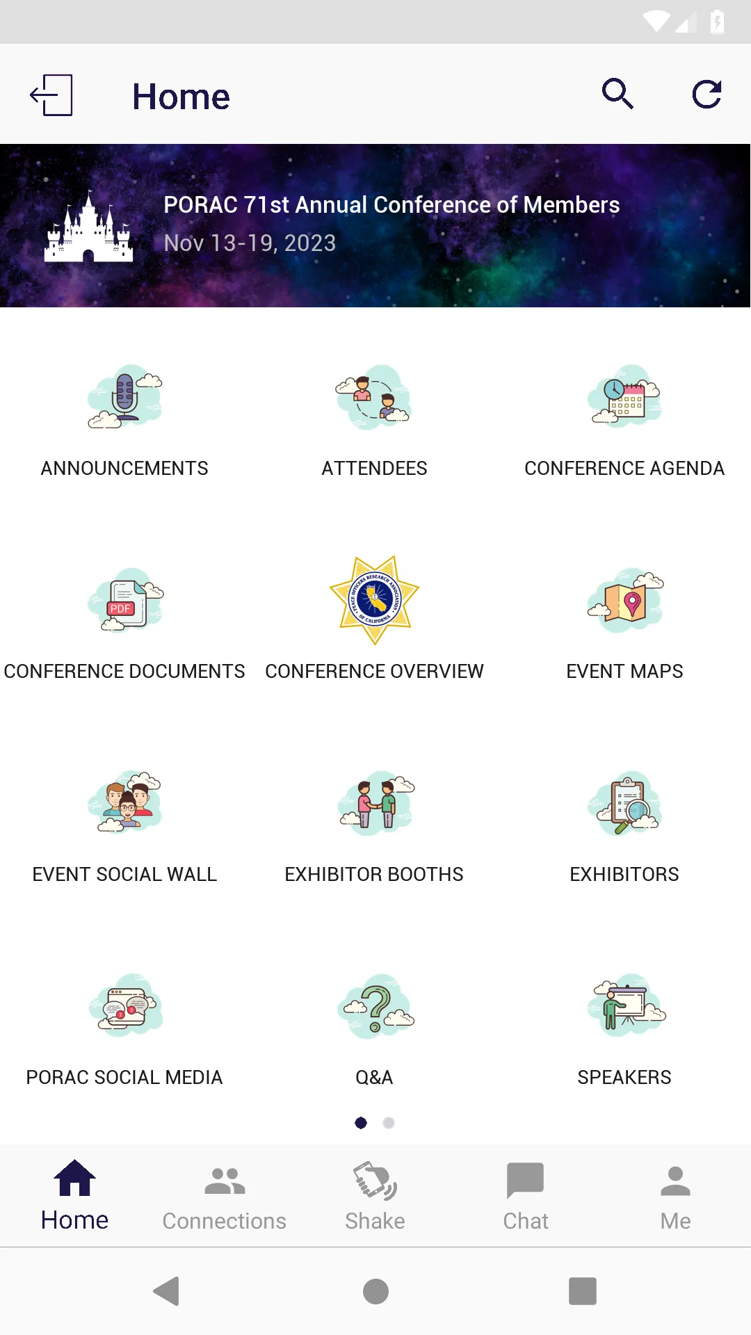 PORAC Events | Indus Appstore | Screenshot