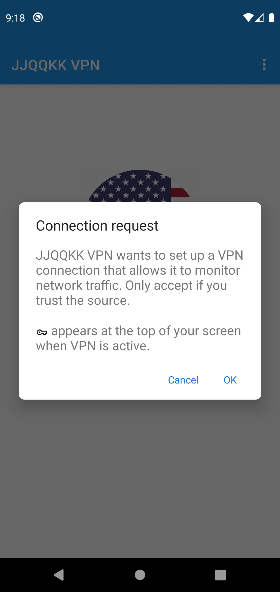 JJQQKK VPN | Indus Appstore | Screenshot