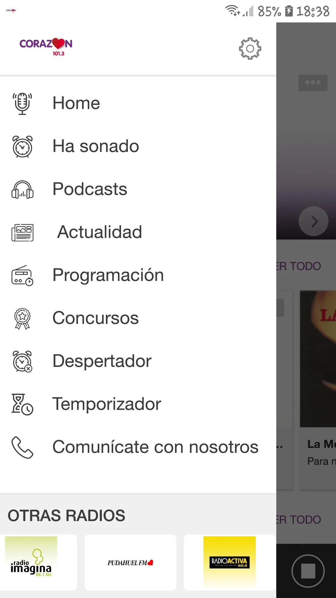 Radio Corazón | Indus Appstore | Screenshot