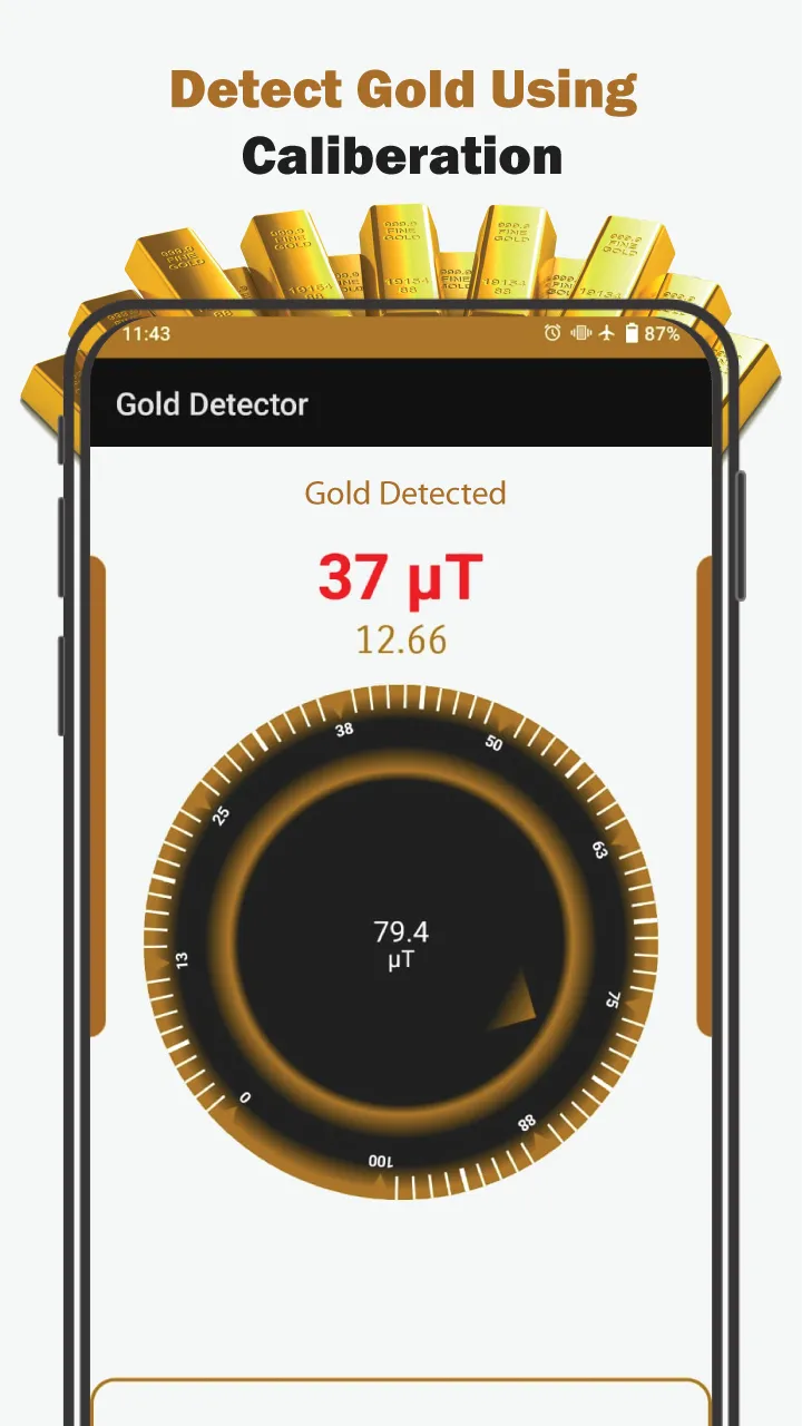 Gold Scanner : Gold Detector | Indus Appstore | Screenshot