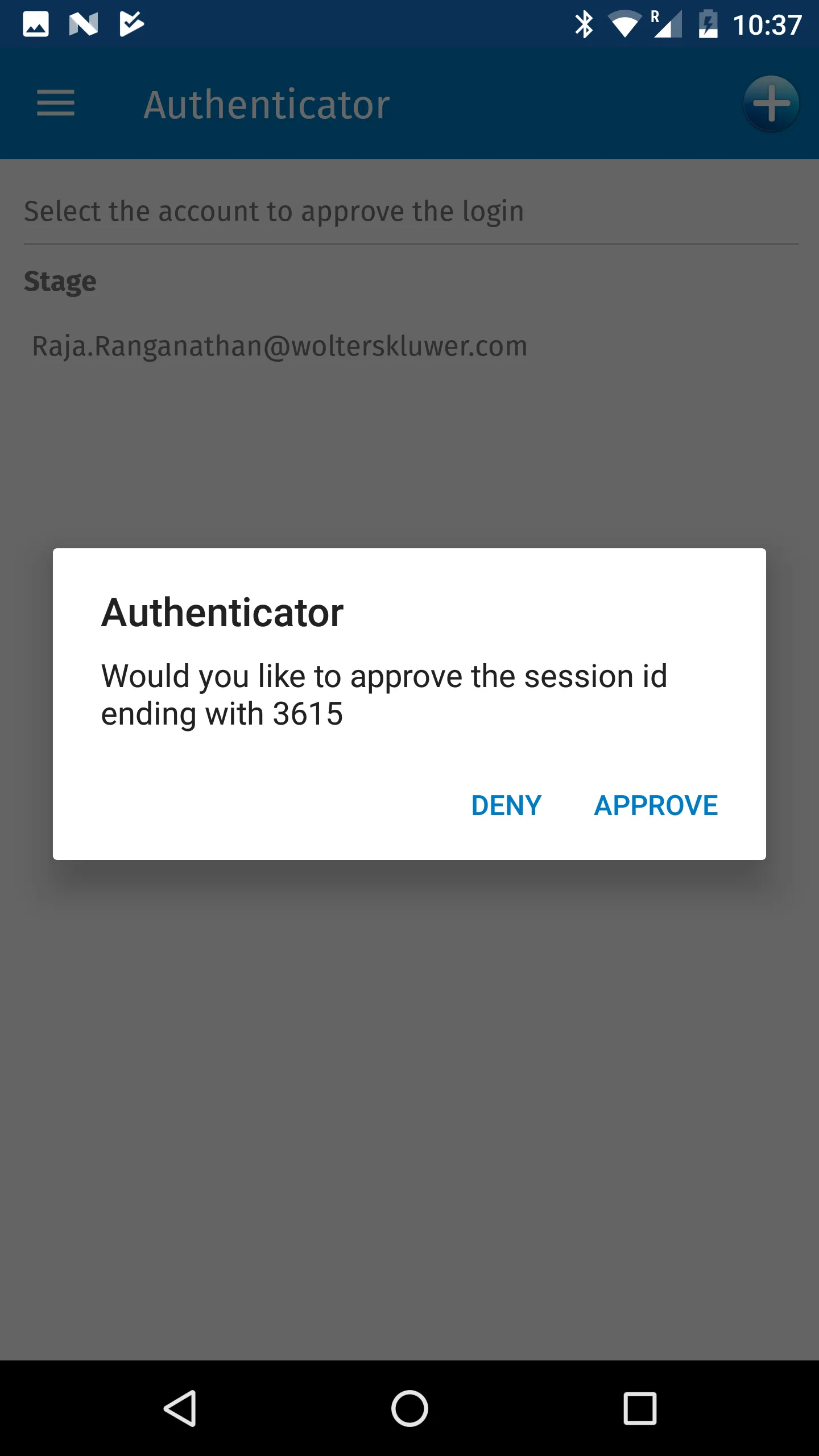 Wolters Kluwer Authenticator | Indus Appstore | Screenshot