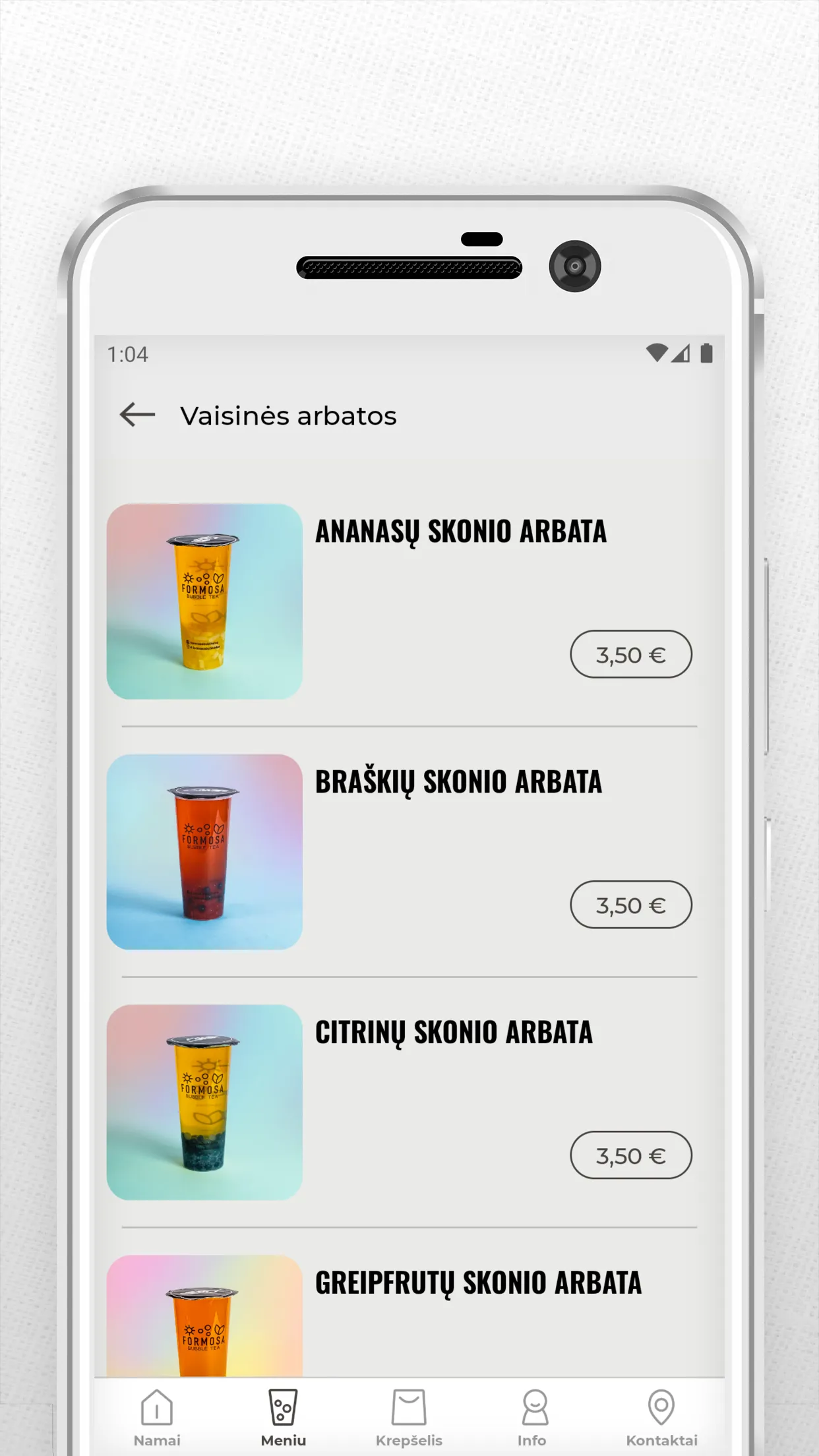 Formosa Bubble tea | Indus Appstore | Screenshot