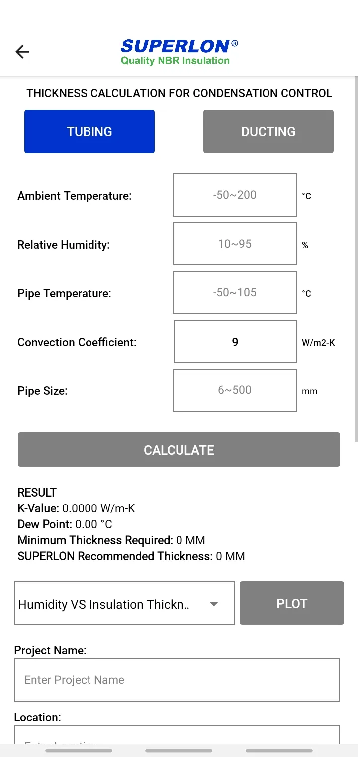 Superlon Thickness Calculation | Indus Appstore | Screenshot