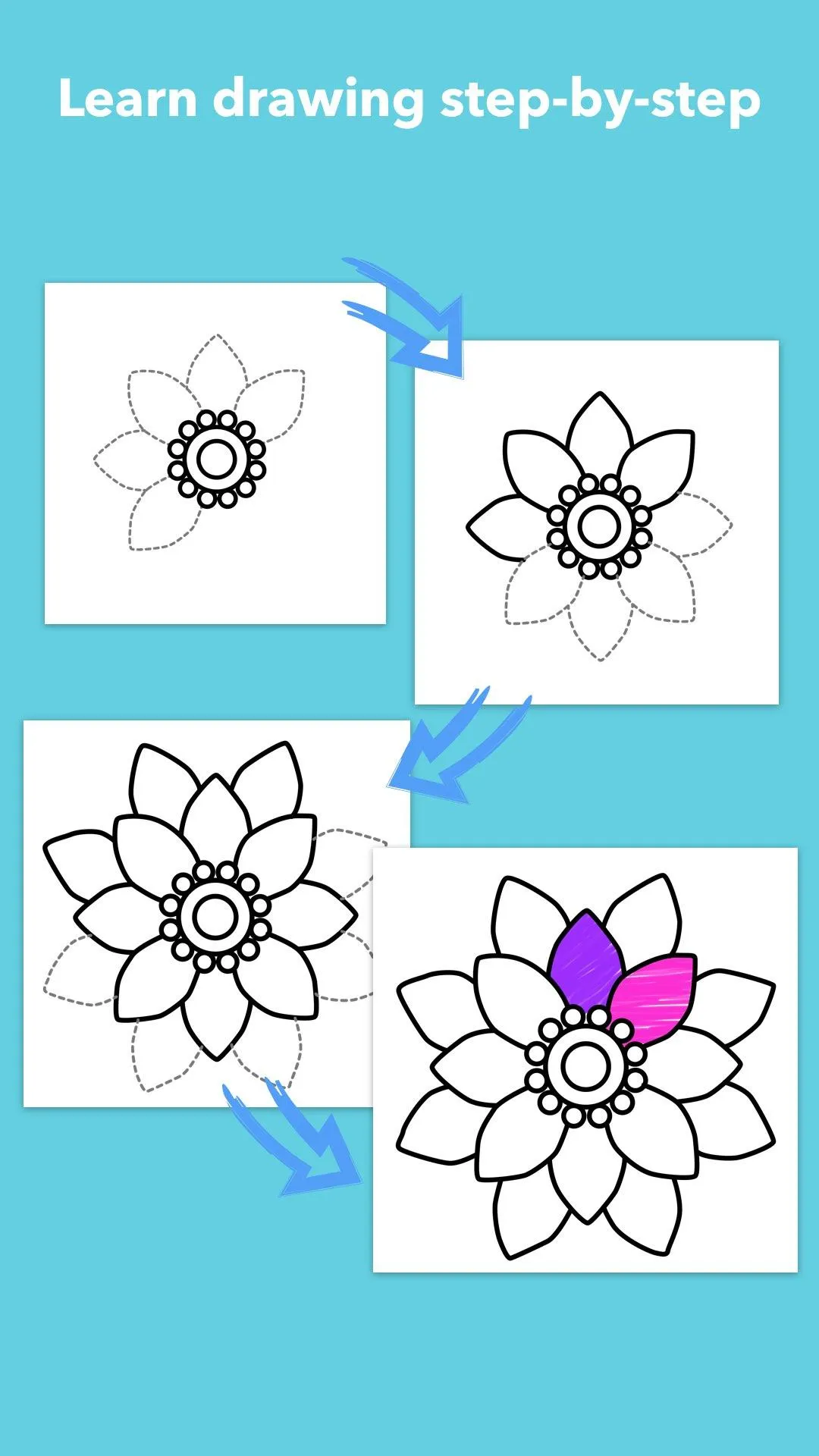 How To Draw Flowers | Indus Appstore | Screenshot