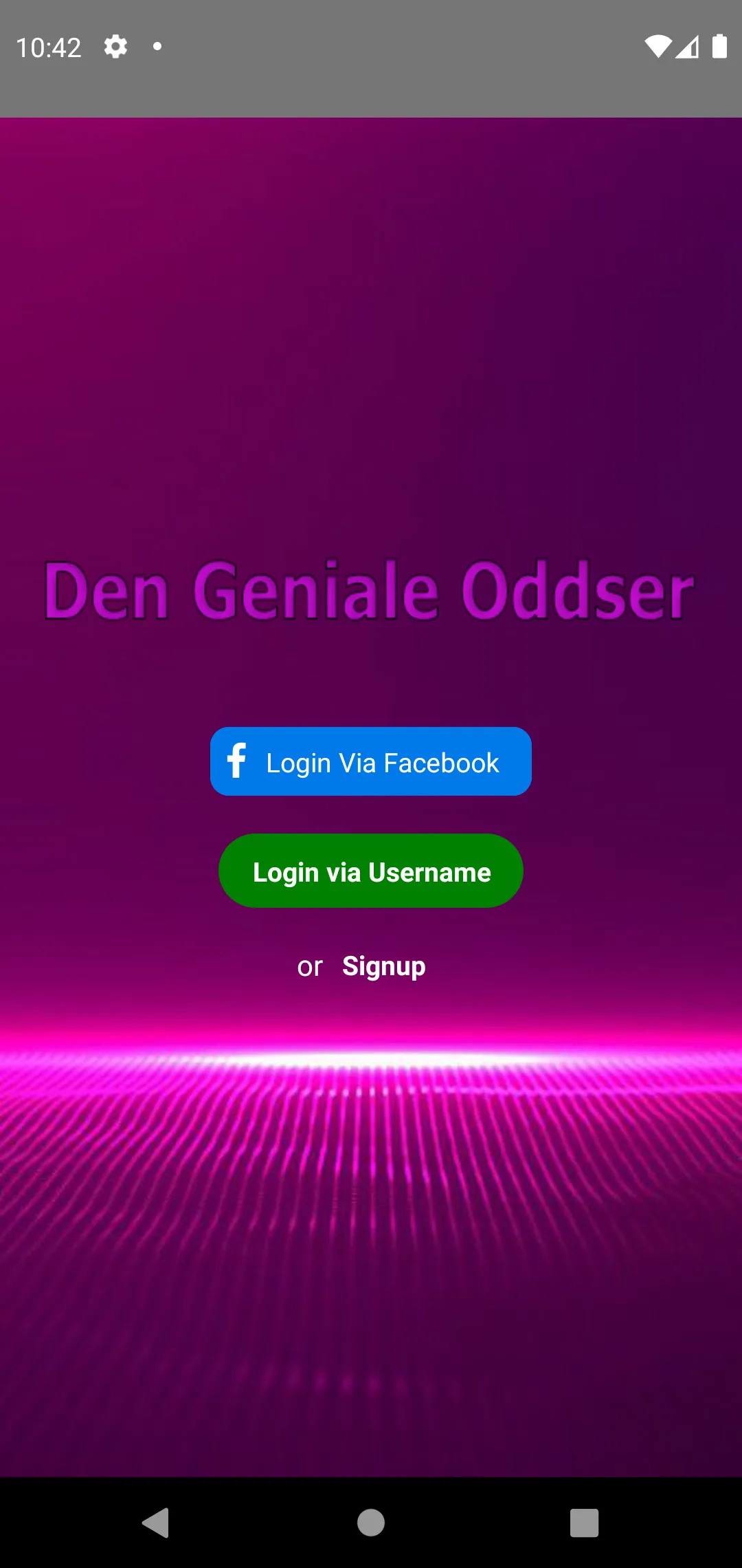 Den Geniale Oddser | Indus Appstore | Screenshot