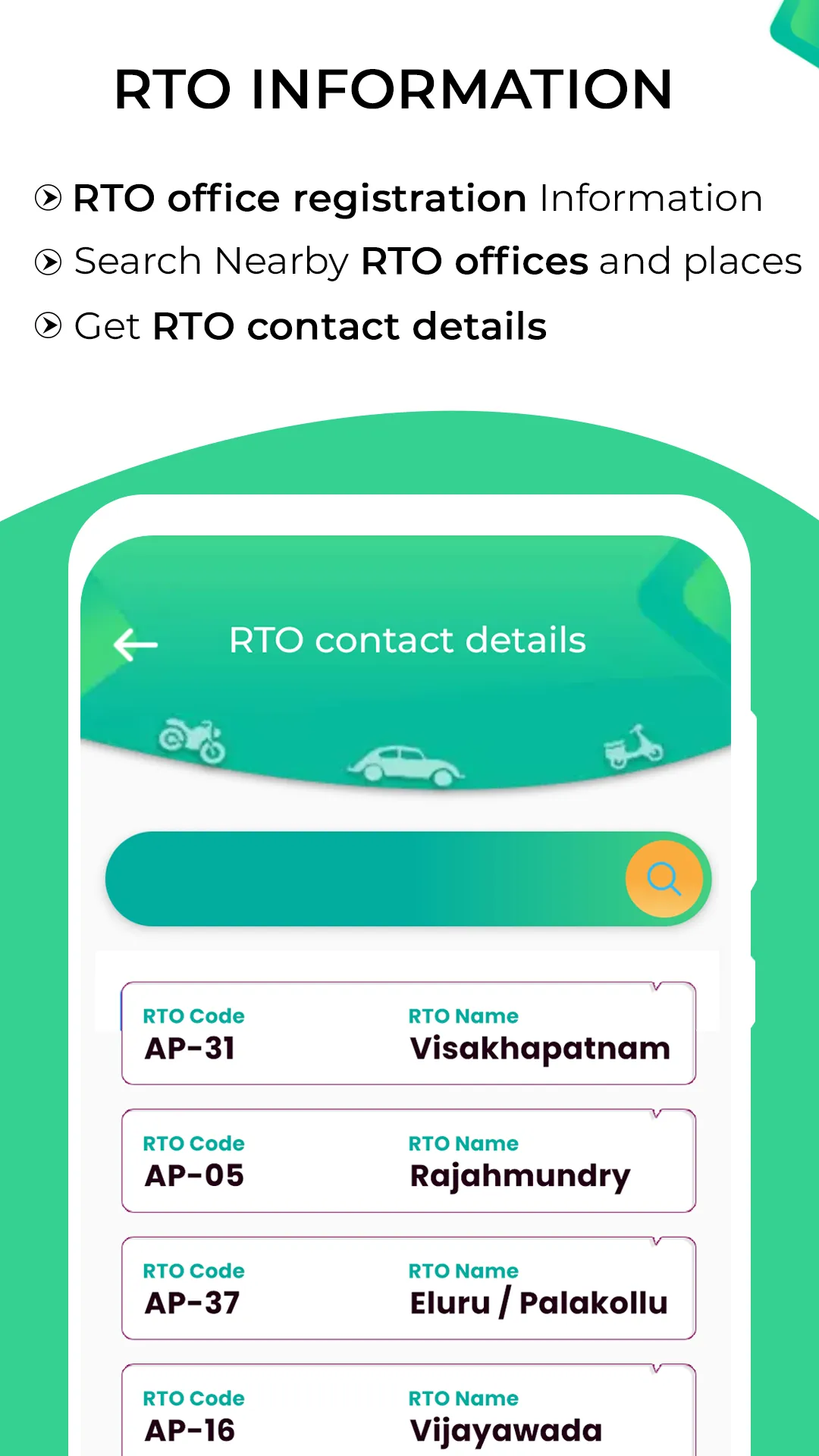 RTO Vehicle Information | Indus Appstore | Screenshot